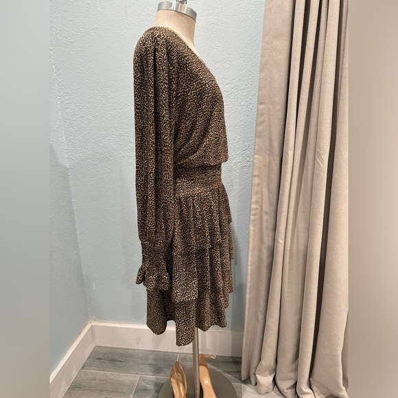 Michael kors Animal Print  Ruffle Dress - Picture 4 of 6